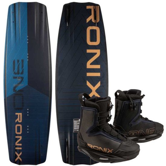 2025 Ronix One Blackout Wakeboard with One Carbitex Boots