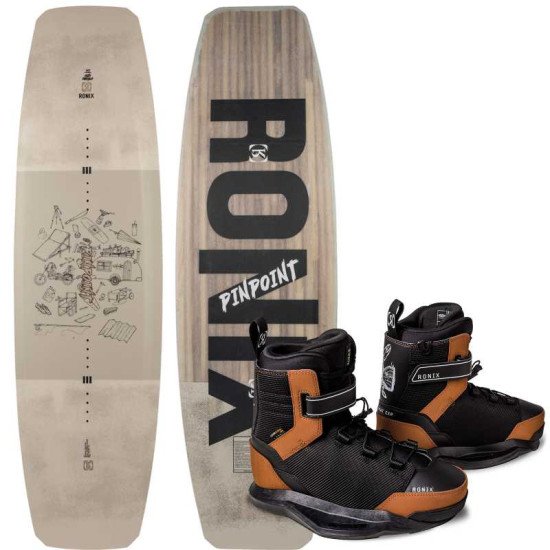 2025 Ronix Pinpoint Wakeboard with Diplomat Boots