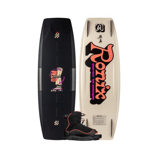 2025 Ronix Quarter 'Til Midnight Wakeboard with Luxe Boots