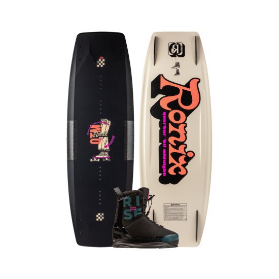 2025 Ronix Quarter 'Til Midnight Wakeboard with Rise Boots