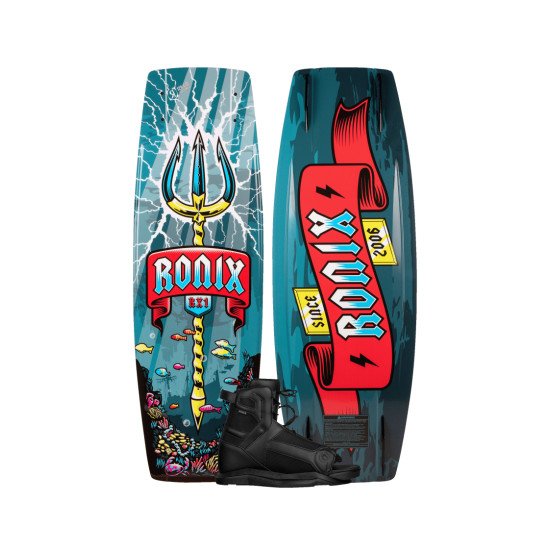 2025 Ronix RX1 Boys Wakeboard with Divide Kids Boots