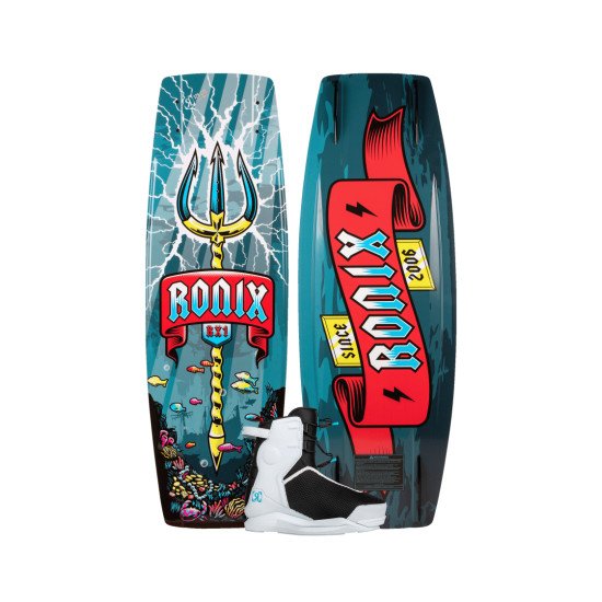 2025 Ronix RX1 Boys Wakeboard with Vision Pro Boots