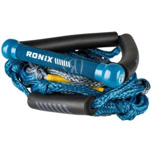 2026 Ronix Bungee Surf Rope w/10 in. Handle Hide Grip w/ 25ft. 5-Sect. Rope - Slate Blue