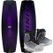 2026 Ronix One Blackout Wakeboard with One Boots Silver