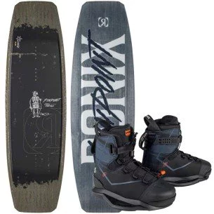 2026 Ronix Pinpoint Wakeboard with Kinetik Boots